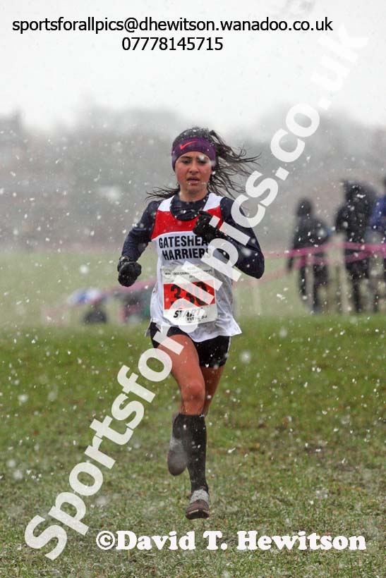 Girls under-15s North Eastern Cross Country, Sedgefield, County Durham. Photo: David T. Hewitson/Sports for All Pics